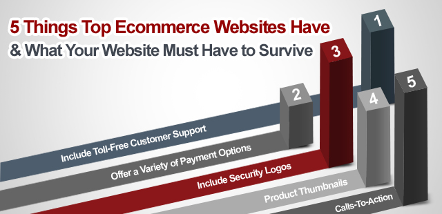 5 Things Top Ecommerce Websites Have & What Your Website Must Have to Survive